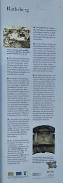 Info Tafel zu Rathsberg - 