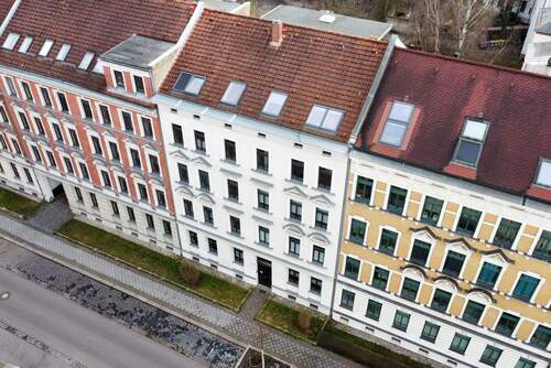 Gebäudeansicht - Etagenwohnung mit 61,20 m&sup2; in Leipzig zum Kaufen
