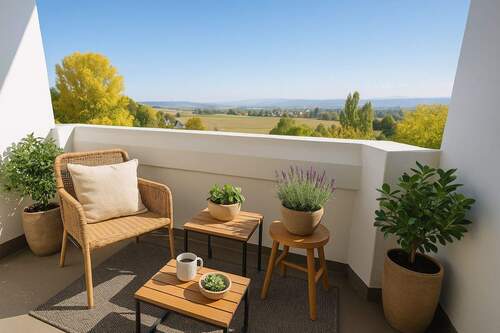 Balkon - Einrichtungsvorschlag generiert - 