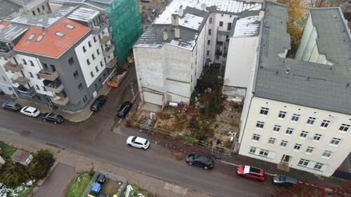 Drohnenaufnahme - Mehrfamilienhaus, Wohnhaus in Magdeburg
