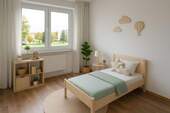 Kinderzimmer (Einrichtung visualisiert) - Etagenwohnung mit 85,00 m&sup2; in Großengottern zur Miete