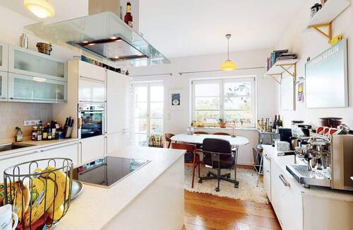 Küche - Traumhaft, Wasserblick, barrierefrei - Dachgeschosswohnung über den Dächern Köpenicks