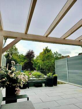 Terrasse/Garten - Wohnkomfort in familienfreundlicher Lage - Reihenmittelhaus in Tungendorf zu vermieten!