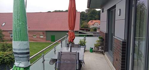 Balkon - 3 Zimmer Etagenwohnung zur Miete in Harsefeld