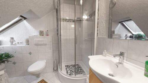 Badezimmer Dachgeschoss - 