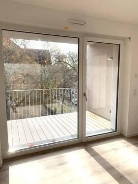 Blick auf den Balkon - 