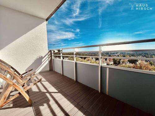 Ausblick vom Balkon - 3 Zimmer Etagenwohnung in Wuppertal
