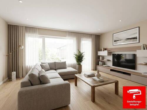 Wohnzimmer - Gestaltungsbeispiel - 