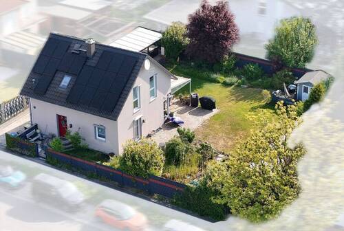 Haus Neu.jpg - *** WOHNEN UND WOHLFÜHLEN: Stilvolles Einfamilienhaus mit sonnigen Räumen und grüner Gartenidylle ***