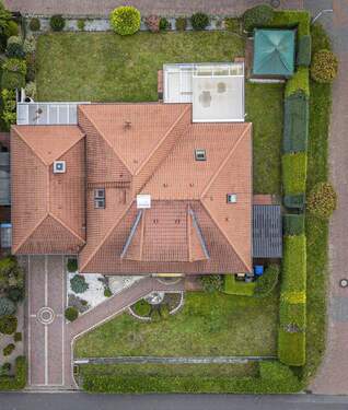 Luftansicht neu - Bungalow mit 148,00 m² in Herzlake zum Kaufen