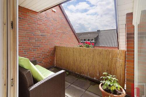 Blick Balkon - *Doppelpack* Zwei zusammenhängende Reihenhäuser in Dinklage