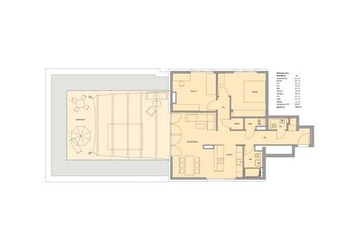 Grundriss S.6.2 - SOFORTBEZUG! Attraktive Studio-Wohnung mit Dachterrasse und Traumblick! Nachhaltiger KfW 55-Standard