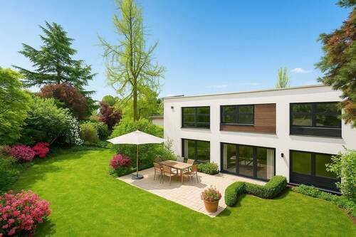 Visualisierung Fassade und Terrasse - 