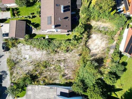 Ansicht von oben - Grundstück in Großweil zum Kaufen