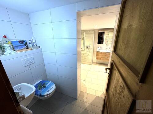 EG – WC mit Blick ins Bad - 