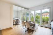 Blick ins Grüne - Etagenwohnung mit 30,80 m² in München zum Kaufen
