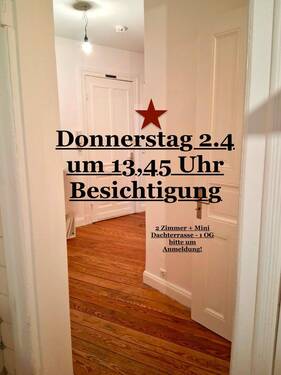 bitte um Anmeldung - zu verkaufen - freie Eigentumswohnung - 1 OG - zauberhaft - Dielen Stuck - kleine Dachterrasse - bezugsfertig