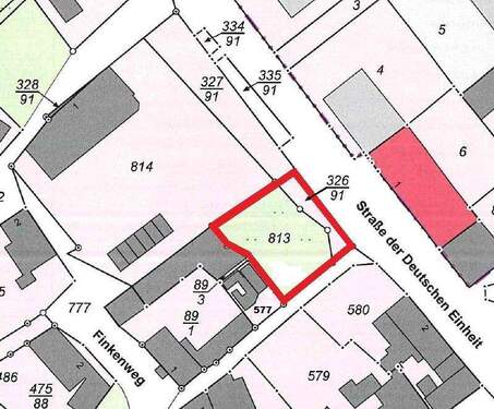Flurkarte Grundstück - 