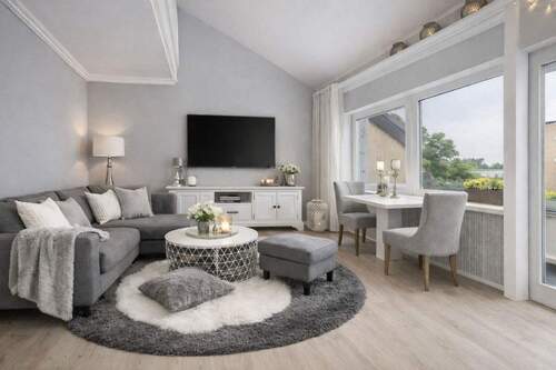 Wohnzimmer visualisiert - Etagenwohnung mit 78,60 m&sup2; in Berlin zum Kaufen