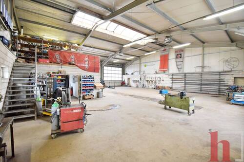 Geräumige Werkstattansicht - Große Werkstatt Lagerhalle mit Büro in BadbergenGrönloh zu vermieten!