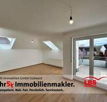 Helle 2-Zimmer-Dachgeschosswohnung in Sigmaringen nahe der Donaupromenade