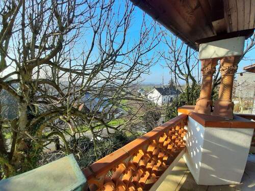 Blick vom Balkon vor Schlafz. - 