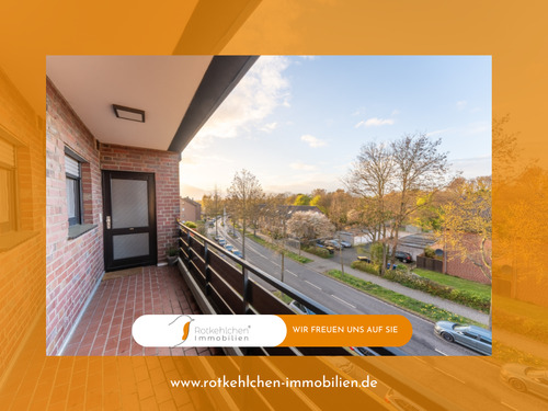 Titel - Zentrale 3-Zimmer Wohnung mit Garage und Balkon