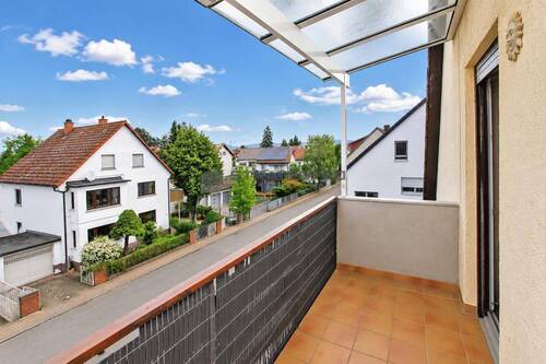 Balkon - 3 Zimmer Etagenwohnung in Heddesheim