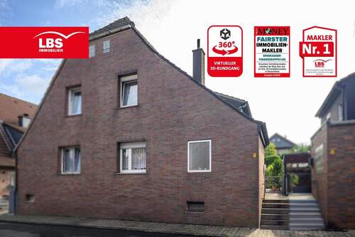 01-Außenansicht - Familienfreundliche Doppelhaushälfte mit Garten und Terrasse in Selm