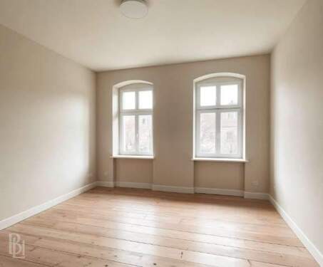 Wohnzimmer (KI generiert) - 4 Zimmer Etagenwohnung in Berlin