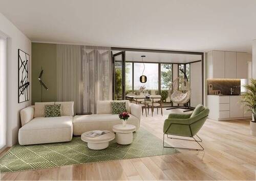 Innenvisualisierung Erdgeschoss - Etagenwohnung mit 105,90 m&sup2; in Frankfurt am Main zum Kaufen