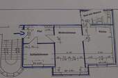 schematisierter Grundriß der sanierten 2 Raum Wohn - 