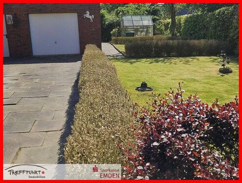 Garage und Vorgarten - Einfamilienhaus mit 115,00 m² in Emden zum Kaufen