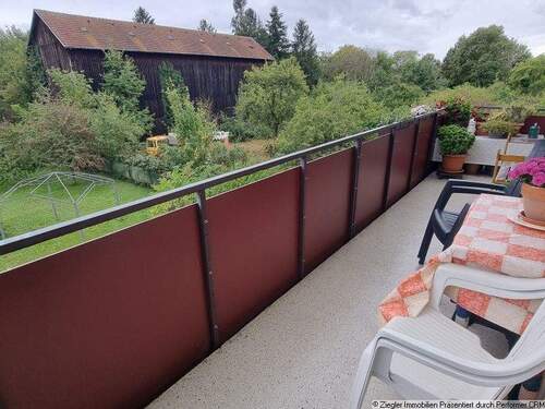 18b OG Balkon zur Gartenseite - 