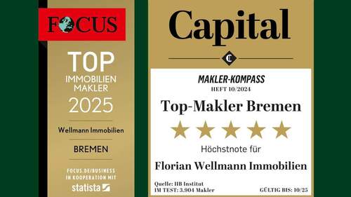 Top Makler Bremen 2025 - Auszeichnungen von Focus und Capital - 