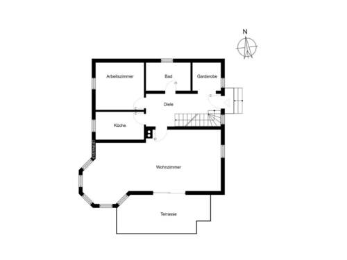 Erdgeschoss - 6 Zimmer Einfamilienhaus in Markkleeberg