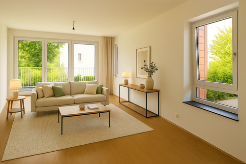 visualisierte Wohnzi.einr. - Etagenwohnung mit 90,00 m² in Gauting zum Kaufen