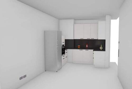 Modellansicht Einbauküche - 2 Zimmer Etagenwohnung in Albstadt