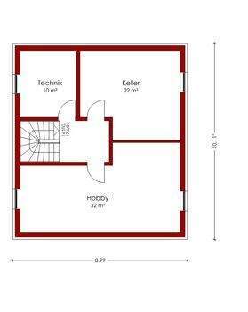 Kellergeschoss Haus_A - 