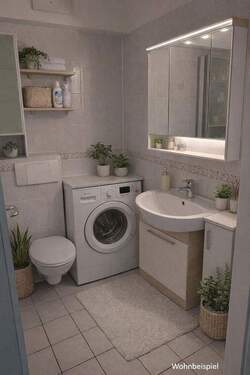 Toilette Wohnbeispiel - 