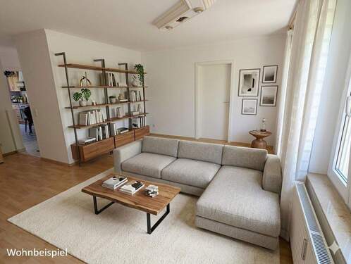 Wohnzimmer Wohnbeispiel - Etagenwohnung mit 104,00 m&sup2; in München zur Miete