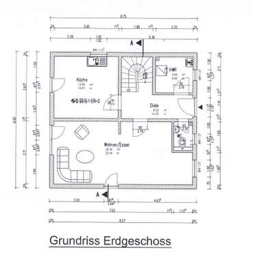 Erdgeschoss - 4 Zimmer Einfamilienhaus in Rangsdorf