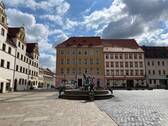 Hausansicht vom Markt - 3 Zimmer Etagenwohnung zur Miete in Torgau