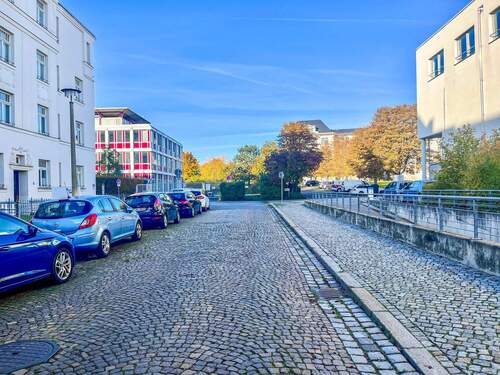 Blick zur Straße - Einfamilienhaus in Leipzig zum Kaufen