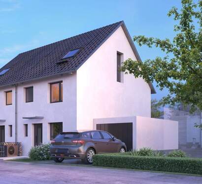 Eingang DHH 152 - Doppelhaushälfte mit 149,00 m&sup2; in Heimsheim zum Kaufen