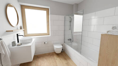Badezimmer - KI Visualisierung - 