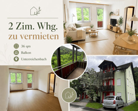 Titelbild - Zu vermieten: Gepflegte 2-Zimmer-Wohnung mit Blick ins Grüne