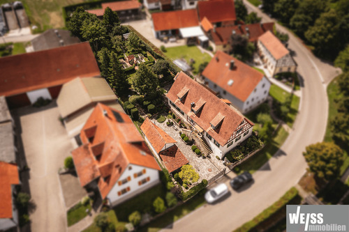 Außenansicht - 5 Zimmer Bauernhaus, Landhaus zum Kaufen in Markt Nordheim