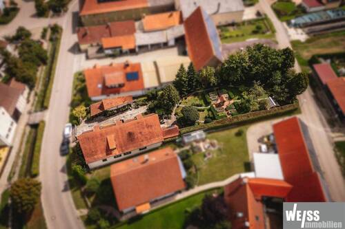 Außenansicht oben - 5 Zimmer Bauernhaus, Landhaus in Markt Nordheim