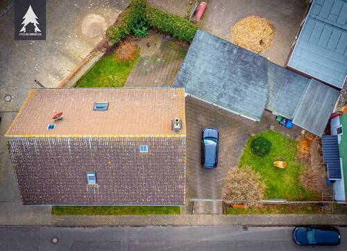 Luftaufnahme - 1 Zimmer Mehrfamilienhaus, Wohnhaus in Söllingen